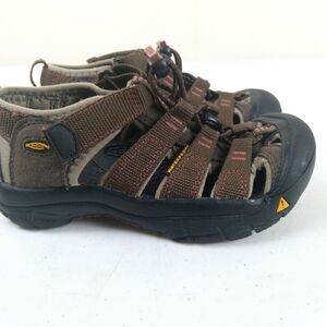 Keen Newport H2 Hiking Sandals Kids 12 Brown Waterproof Outdoor Trail Shoes